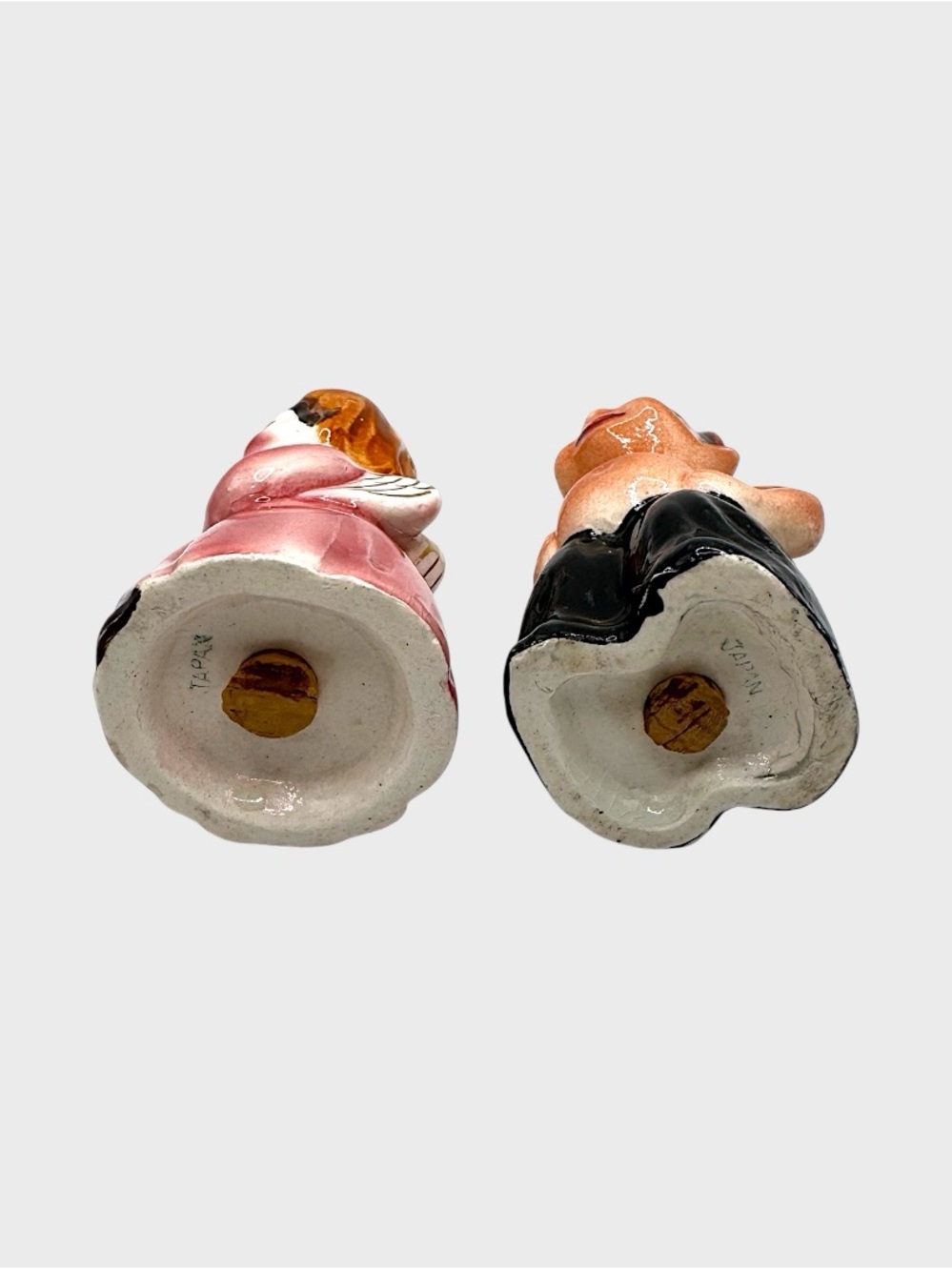 Vintage Ceramic Devil & Angel Salt and Pepper Shakers - Picture 5 of 5